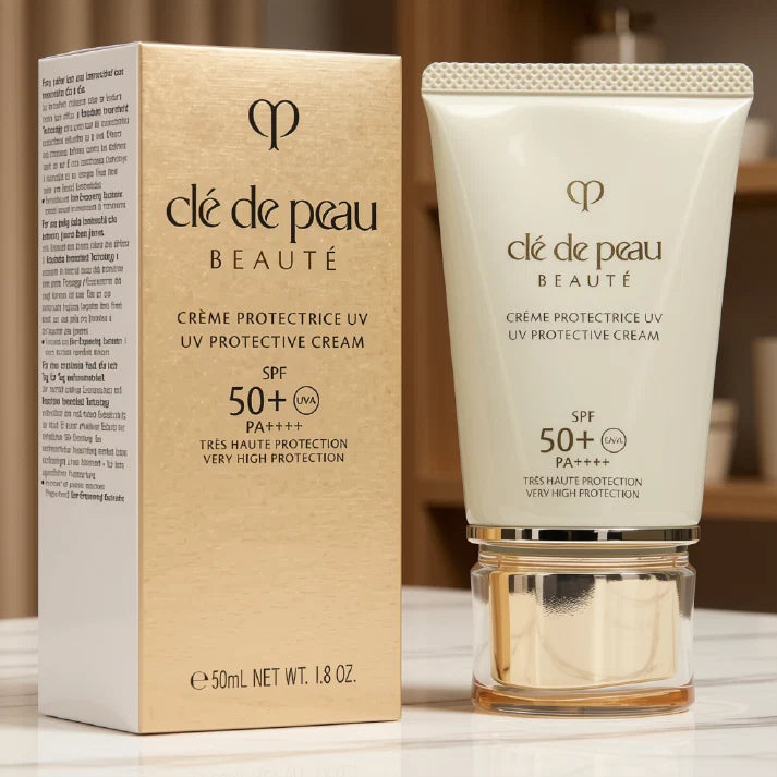 Clé de Peau Beauté UV Protective Cream SPF 50+ PA++++ 1.8 oz / 50ml – Luxury Facial Sunscreen with Advanced UV Protection – Brand New