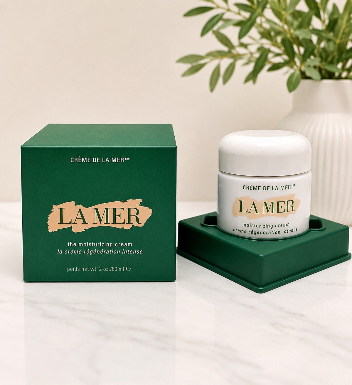 La Mer The Moisturizing Cream Empty Jar 2 oz / 60 mL with Box &amp; Spatula – New