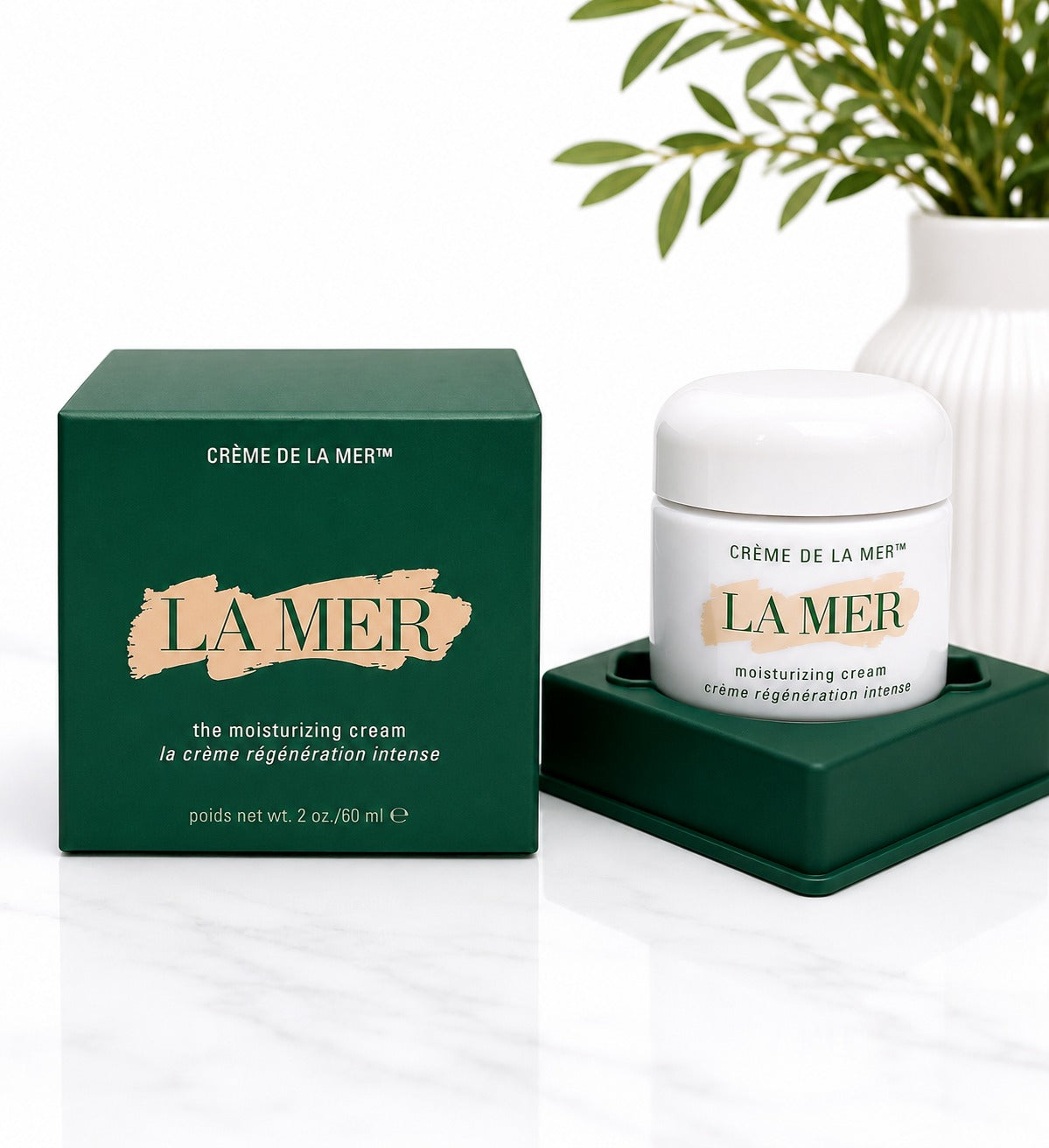 La Mer The Moisturizing Cream Empty Jar 2 oz / 60 mL with Box &amp; Spatula – New