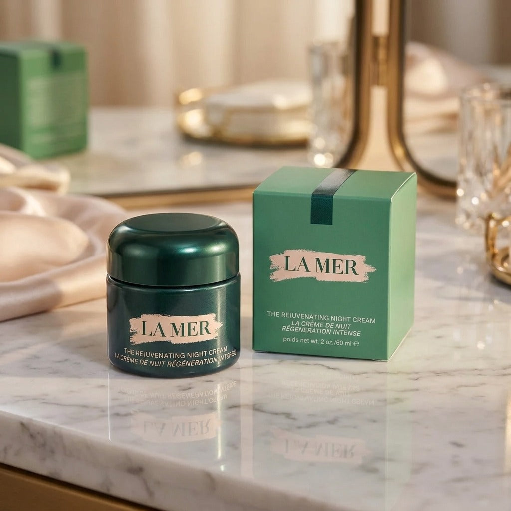 La Mer The Rejuvenating Night Cream 2 oz / 60ml | Luxury Overnight Anti-Aging Face Moisturizer | NEW &amp; Sealed