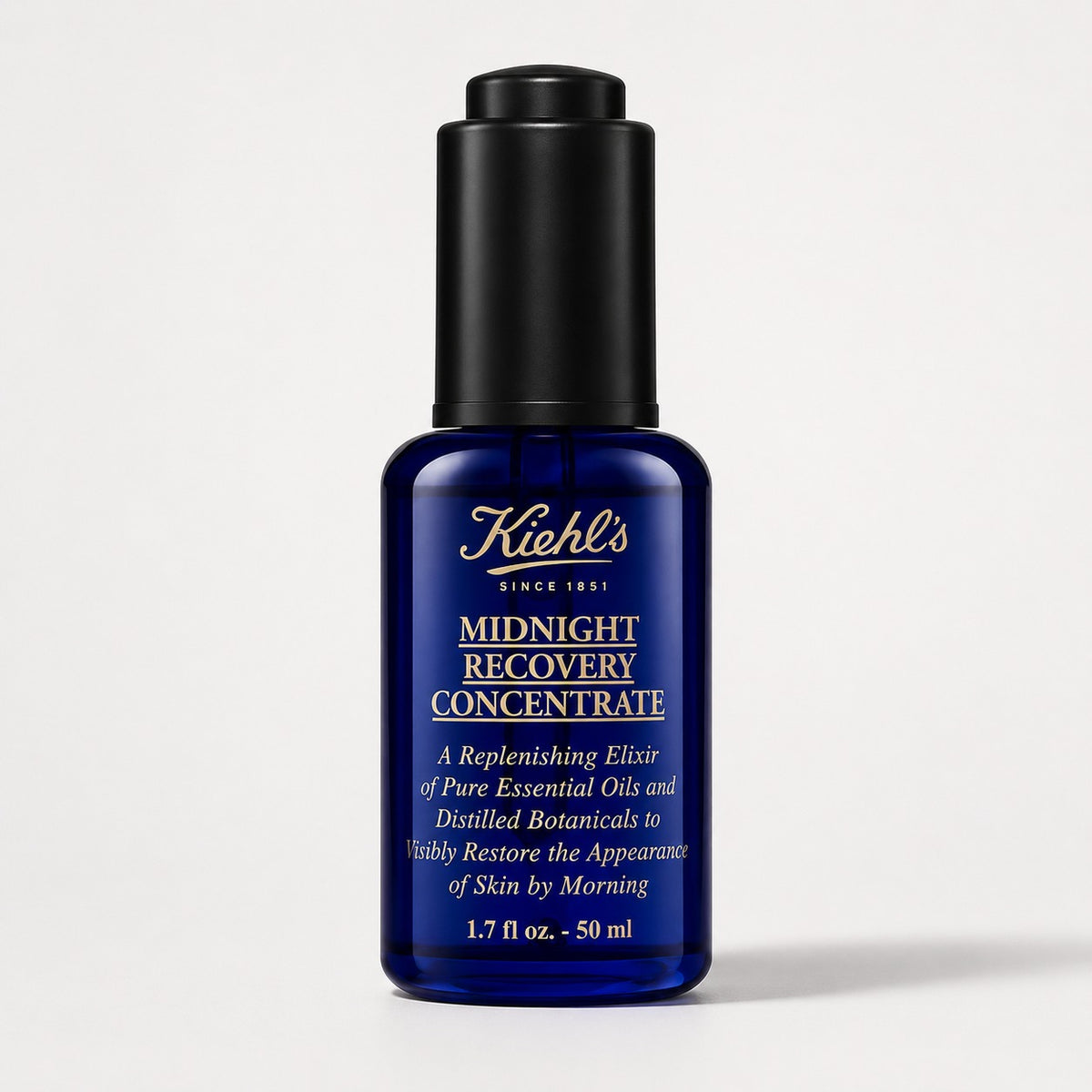 Kiehl’s Midnight Recovery Concentrate Facial Oil 1.7 oz / 50ml – Night Serum NIB Sealed