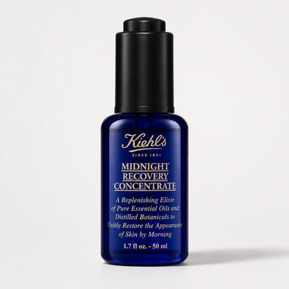 Kiehl’s Midnight Recovery Concentrate Facial Oil 1.7 oz / 50ml – Night Serum NIB Sealed