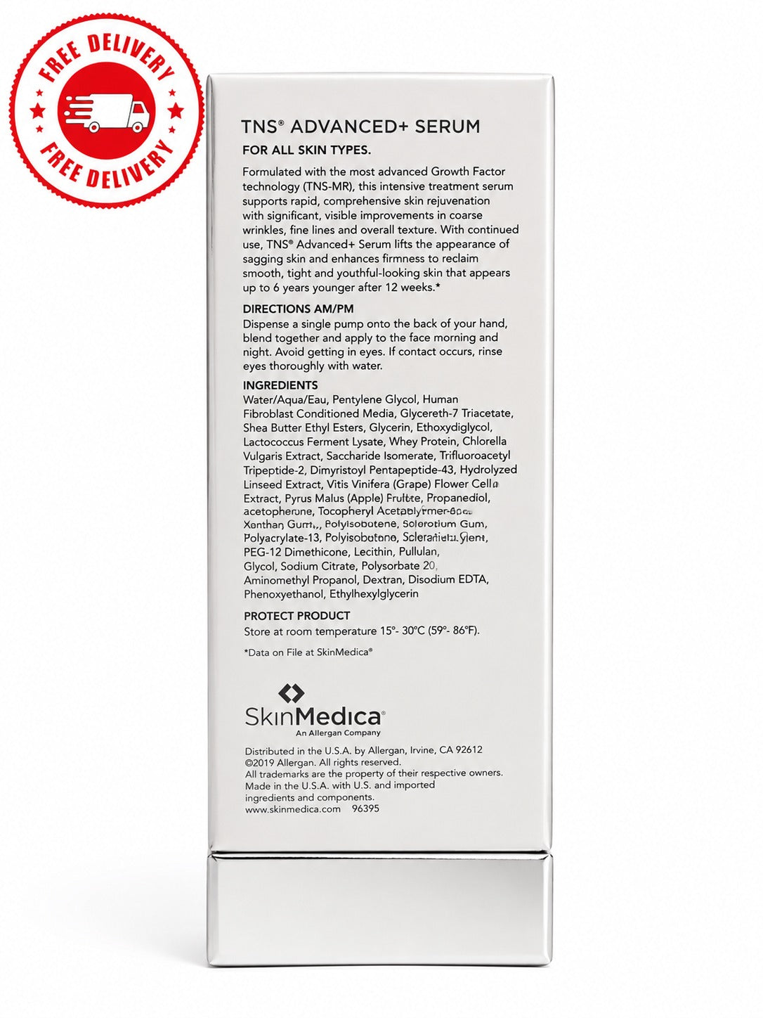 SkinMedica TNS Advanced+ Serum 1 oz / 30ml – Premium Anti-Aging Facial Serum for Firming, Smoothing &amp; Youthful Skin Appearance – New Sealed