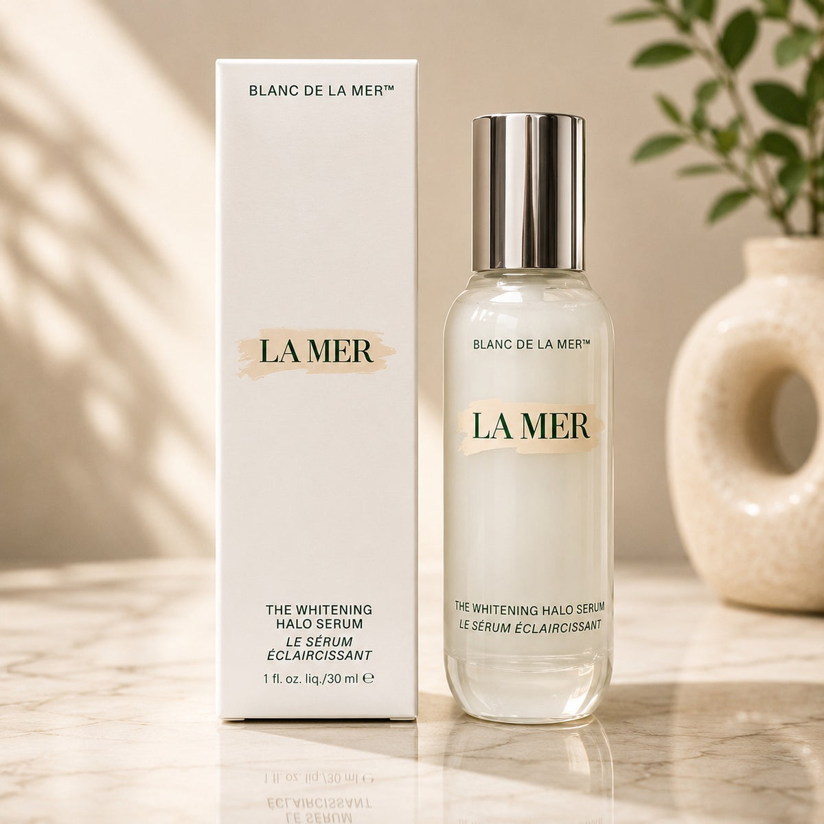 La Mer Blanc de La Mer The Whitening Halo Serum 30ml / 1 oz – Brightening Face Serum – New Sealed