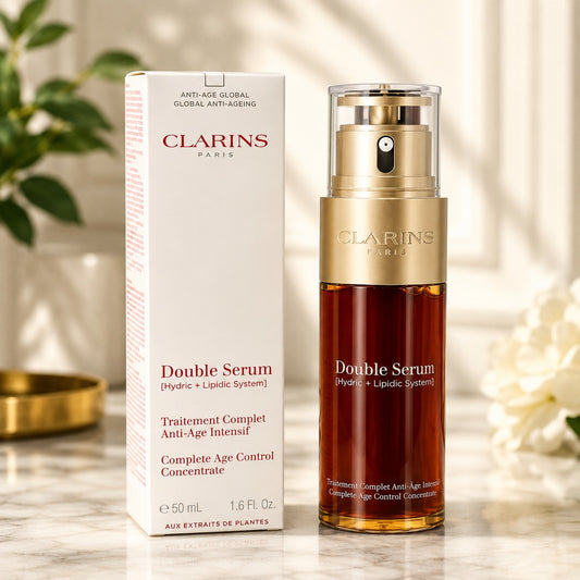 Clarins Double Serum Age Control Anti-Aging Face Serum 50ml / 1.7oz – New