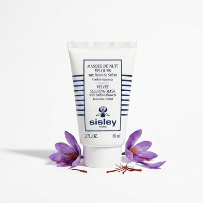 Sisley Paris Velvet Sleeping Mask with Saffron Flowers 60ml / 2 oz | Luxury Overnight Face Mask