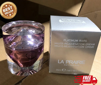 La Prairie Platinum Rare Haute-Rejuvenation Cream 30ml | Luxury Anti-Aging Face Moisturizer for Youthful Radiance