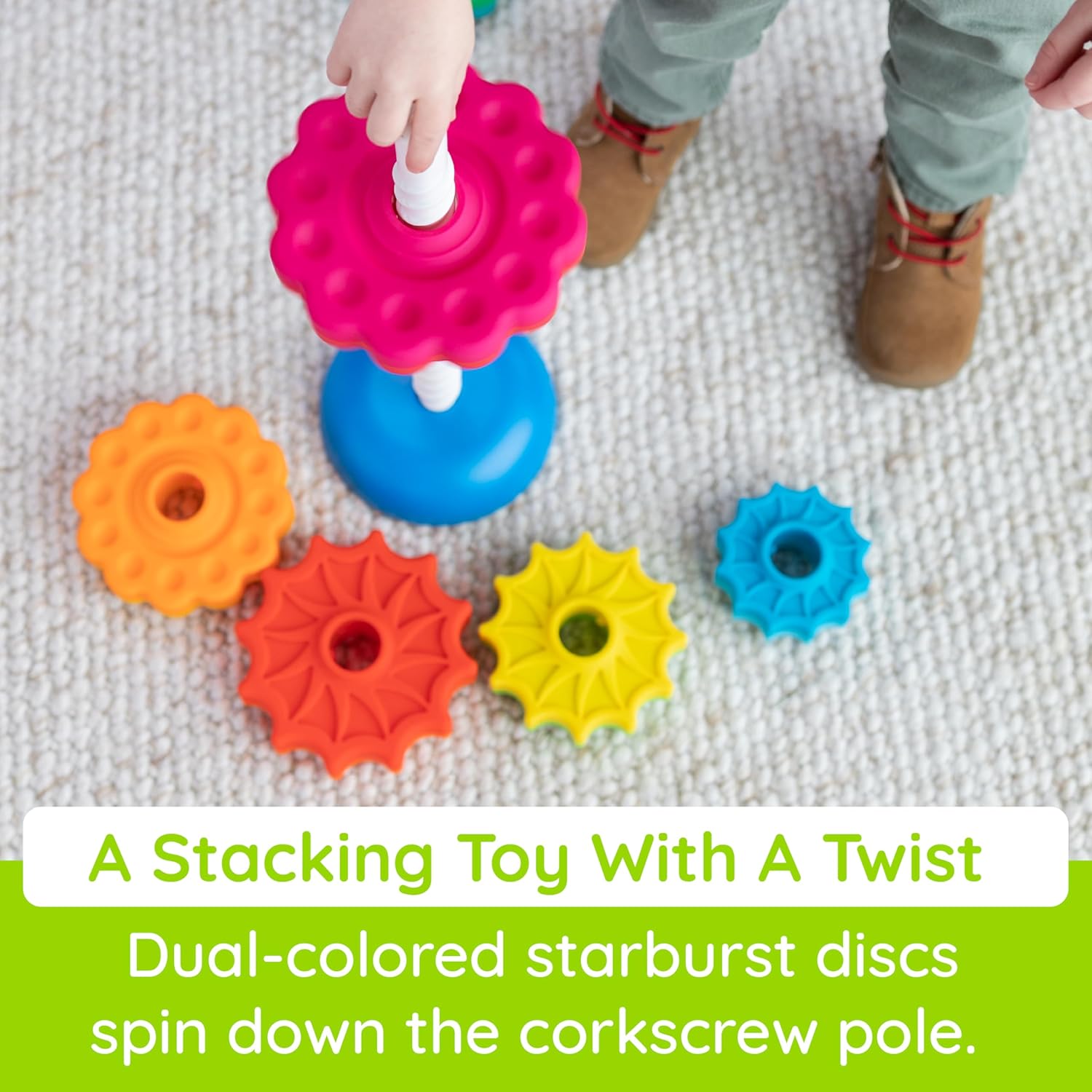 Spin Toys for Toddlers , Baby Stacking & Spinning Toys for Toddlers