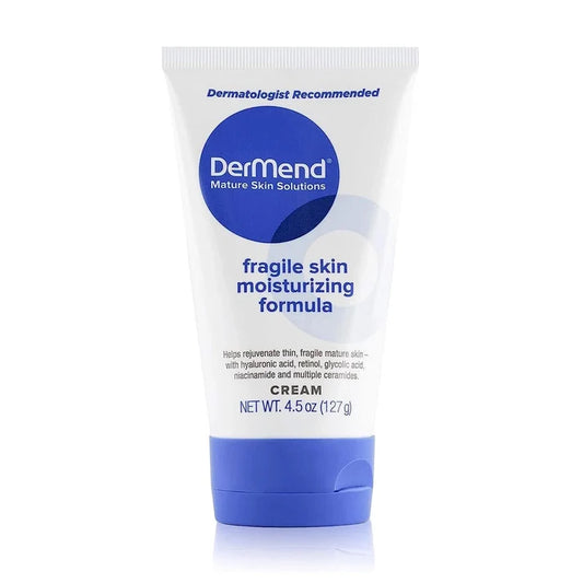 DerMend Fragile Skin Moisturizing Formula Cream 127g | Hydrating Anti-Aging Body Lotion for Mature &amp; Thin Skin