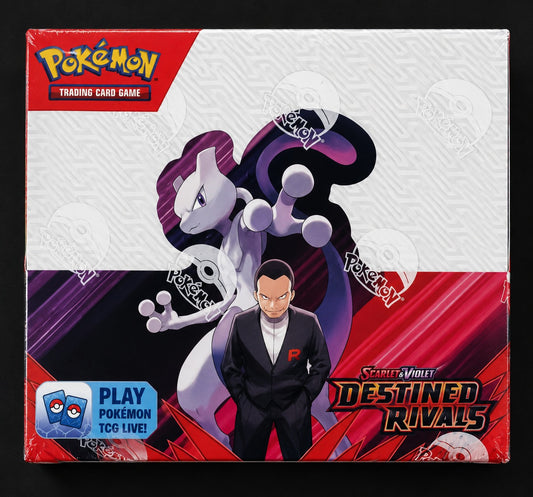 Pokémon TCG Scarlet &amp; Violet Destined Rivals Booster Box – Sealed Trading Card Game Display