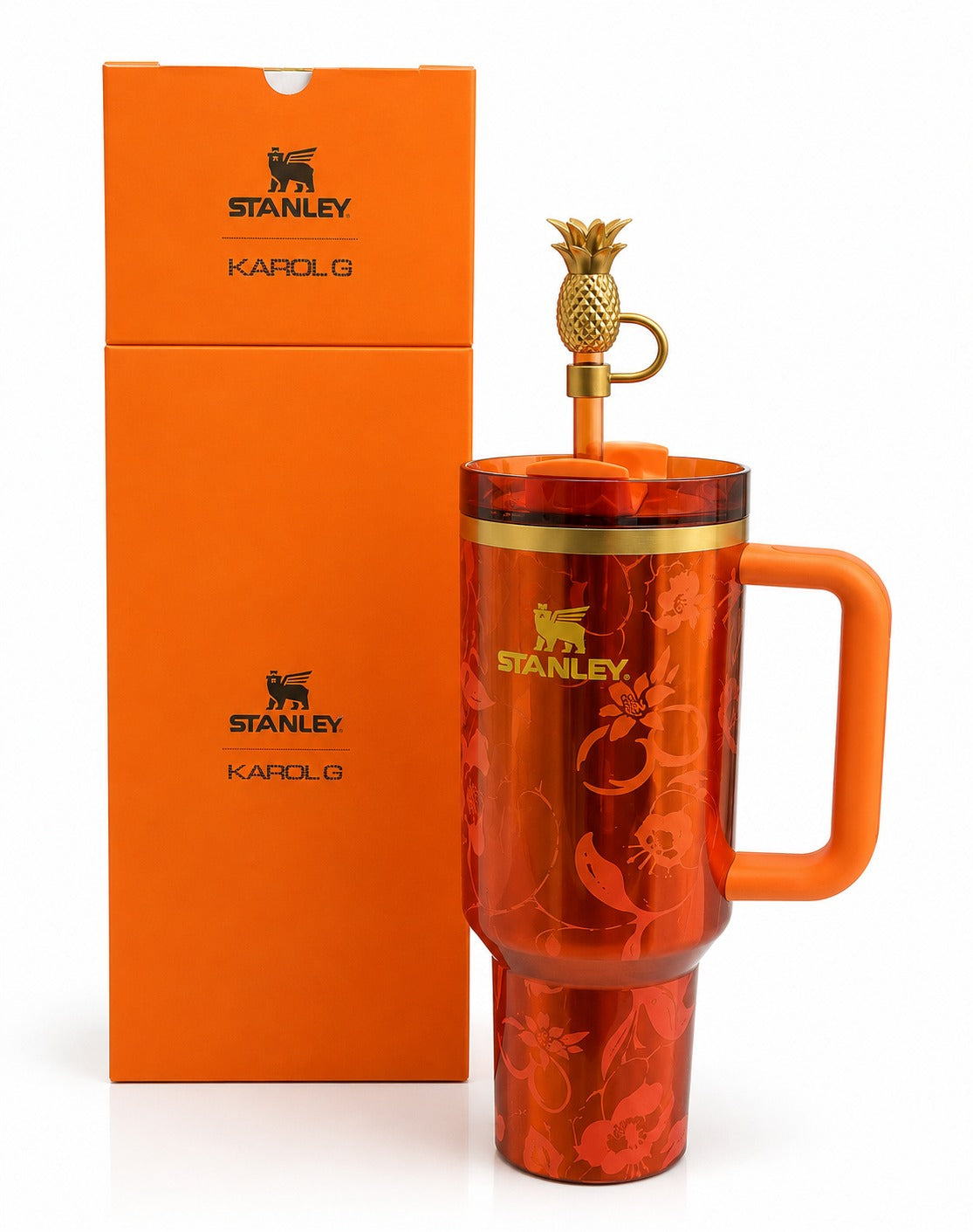 Stanley x KAROL G Quencher H2.0 FlowState Tumbler 40 oz – Limited Edition New