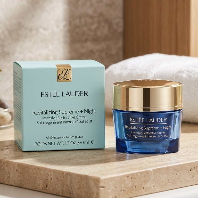 Estée Lauder Revitalizing Supreme+ Night Cream 50ml | Intensive Restorative Anti-Aging Night Moisturizer 1.7 oz