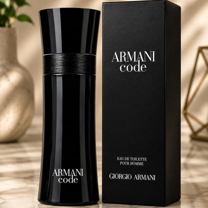 Giorgio Armani Code Eau de Toilette for Men 125ml | Luxury Men's Cologne Spray 4.2 oz