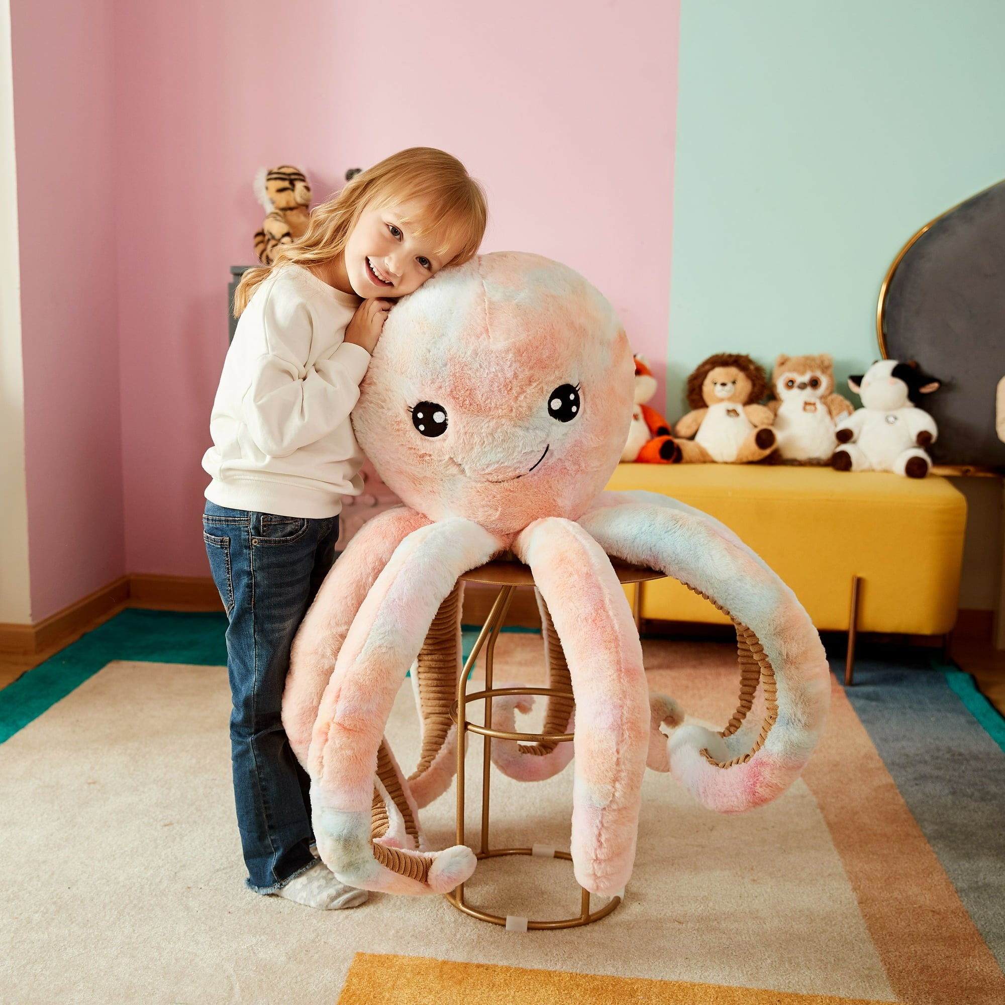 Giant Octopus Stuffed Animal Jumbo Octopus Plush Toy