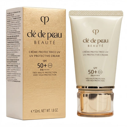 Clé de Peau Beauté UV Protective Cream SPF 50+ PA++++ 1.8 oz / 50ml – Luxury Facial Sunscreen with Advanced UV Protection – Brand New