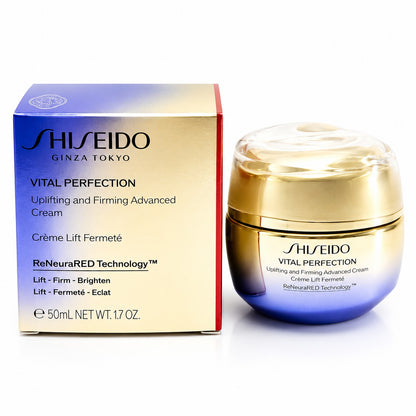 Shiseido Vital Perfection Uplifting &amp; Firming Advanced Cream 50ml / 1.7 oz | Luxury Anti-Aging Face Cream
