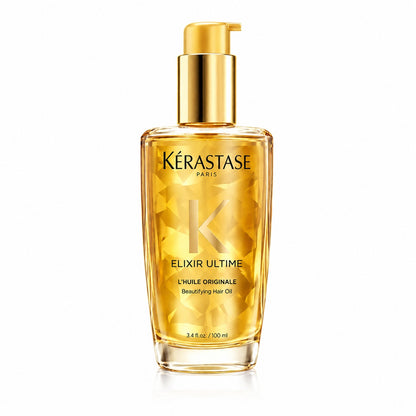 Kérastase Elixir Ultime L’Huile Original Hair Oil 100ml | Luxury Shine &amp; Frizz Control Hair Treatment