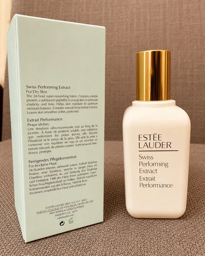Estée Lauder Swiss Performing Extract Moisturizer 100ml | Anti-Aging Hydrating Face Cream for Dry &amp; Normal Skin