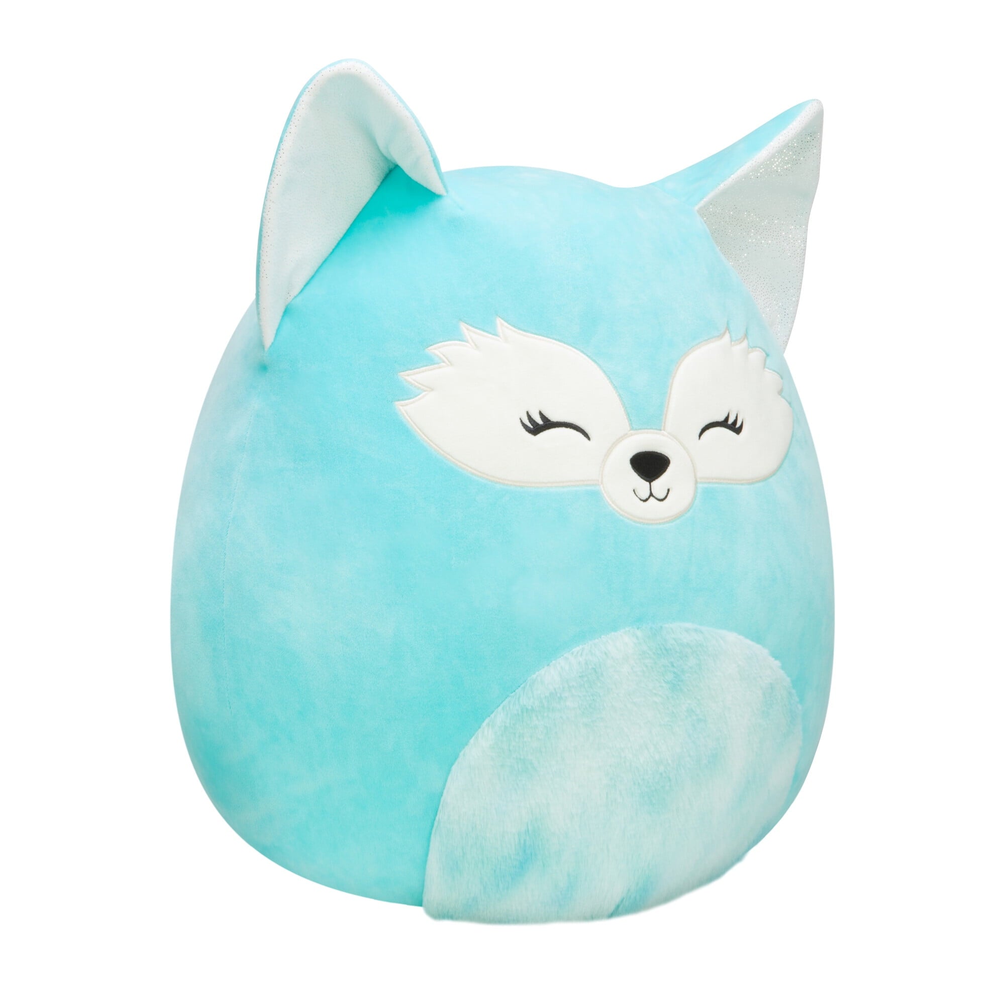 Plush 16 inch Dabney the Teal Fox - Childs Ultra Soft Stuffed Toy