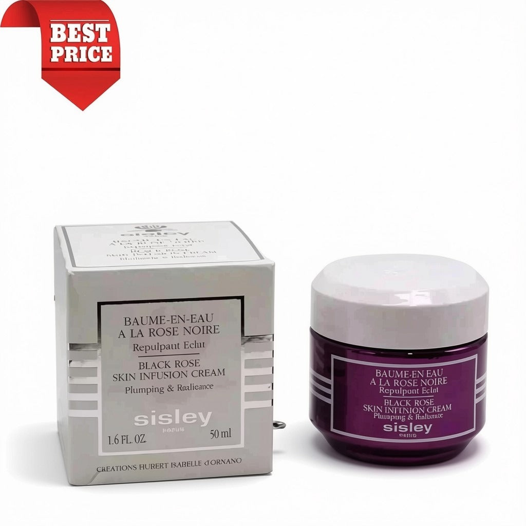 Sisley Paris Black Rose Skin Infusion Cream 1.6 oz / 50ml | Plumping &amp; Radiance Face Moisturizer | Brand New