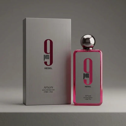 Afnan 9PM Rebel Eau de Parfum Spray 3.4 oz / 100ml Unisex | Long Lasting Luxury Fragrance | New Sealed