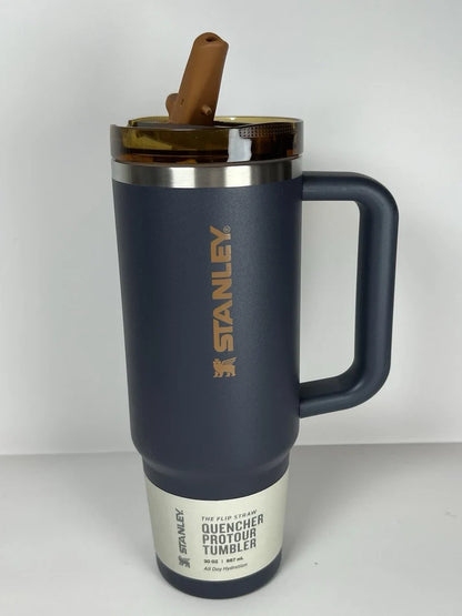 Stanley Quencher ProTour Flip Straw Tumbler 30 oz | Twilight VRT Insulated Travel Cup – Broken Lid