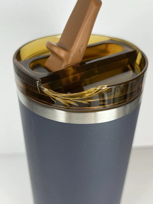 Stanley Quencher ProTour Flip Straw Tumbler 30 oz | Twilight VRT Insulated Travel Cup – Broken Lid