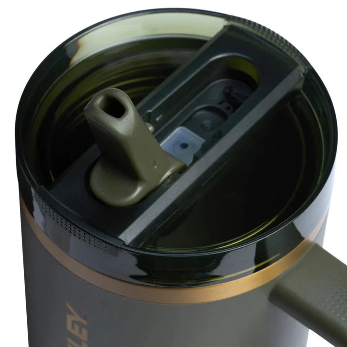 Stanley Quencher ProTour Flip Straw Tumbler 40 oz | Limited Edition Cypress Green Insulated Travel Cup