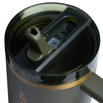 Stanley Quencher ProTour Flip Straw Tumbler 40 oz | Limited Edition Cypress Green Insulated Travel Cup
