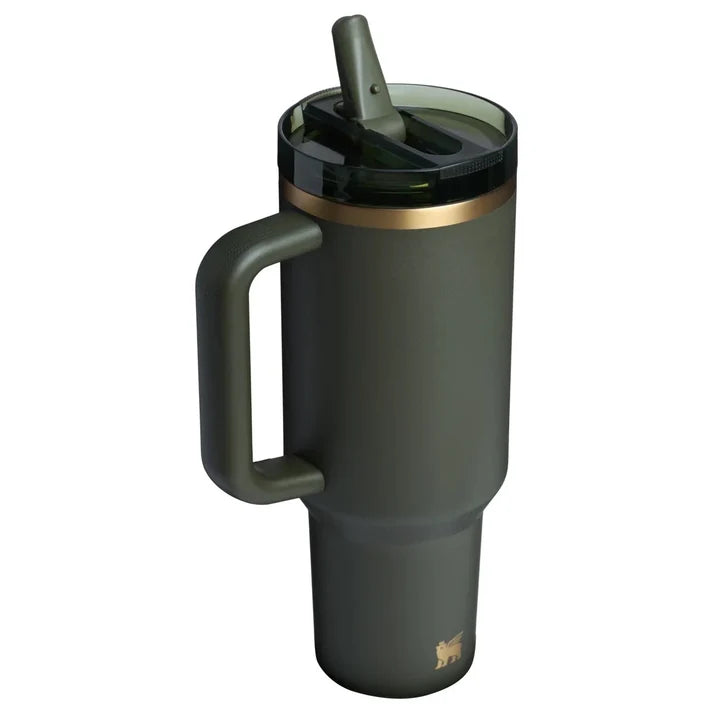 Stanley Quencher ProTour Flip Straw Tumbler 40 oz | Limited Edition Cypress Green Insulated Travel Cup