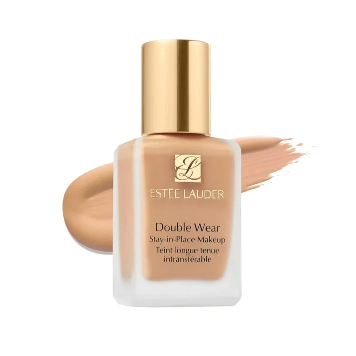 Estée Lauder Double Wear Stay-in-Place Makeup Foundation 1W1 Bone 30ml | 24-Hour Long-Wear Liquid Foundation