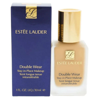Estée Lauder Double Wear Stay-in-Place Makeup Foundation 1W1 Bone 30ml | 24-Hour Long-Wear Liquid Foundation