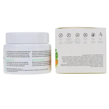 Farmacy Green Clean Makeup Meltaway Cleansing Balm 100ml | Makeup Remover &amp; Facial Cleanser for Smooth Skin
